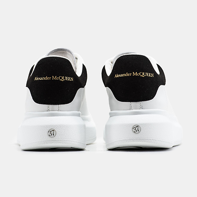 Alexander McQueen Oversized White Black (Белый) - фото 5 