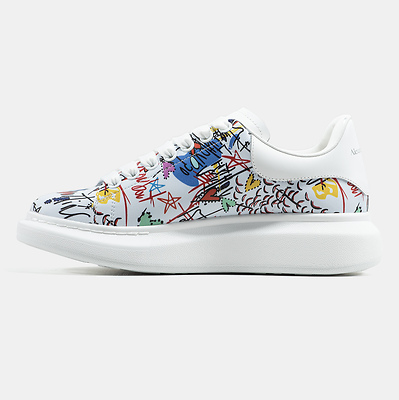 Alexander McQueen Oversized White Multicolor (Зеленый) - фото 4 