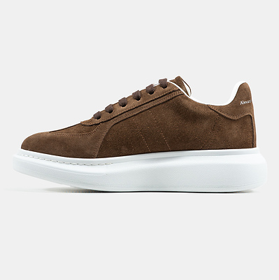 Alexander McQueen Suede Brown (Коричневый) - фото 4 