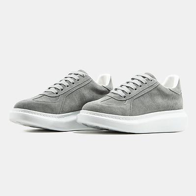 Alexander McQueen Suede Grey (Серый) - фото 2 
