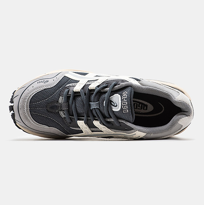 Asics Gel-1090 Grey Cream Black (Серый) - фото 3 