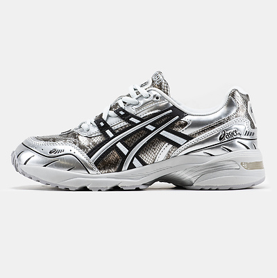 Asics Gel-1090 x KIKS Silver Black Python (Серый) - фото 1 Hypebery