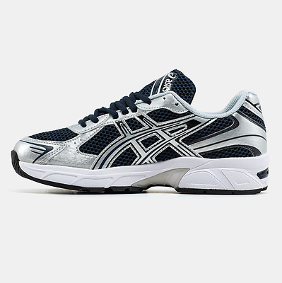 Asics Gel-1130 White Silver Navy (Белый) - фото 4 