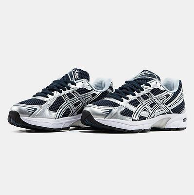 Asics Gel-1130 White Silver Navy (Белый) - фото 2 