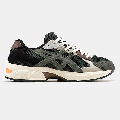 Asics Gel-1130 x Hal Studio Forest Green Brown (Черный) - фото 1 Hypebery