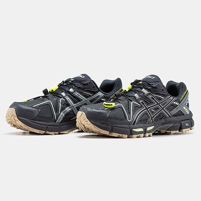 Asics Gel-Kahana 8 Black Grey Lime (Черный) - фото 2 
