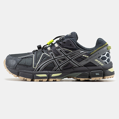 Asics Gel-Kahana 8 Black Grey Lime (Черный) - фото 1 Hypebery