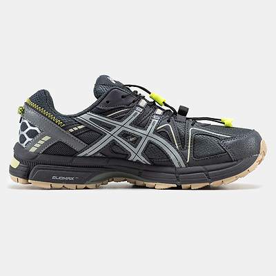 Asics Gel-Kahana 8 Black Grey Lime (Черный) - фото 4 