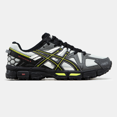 Asics Gel-Kahana 8 Grey Black Yellow (Черный) - фото 1 Hypebery