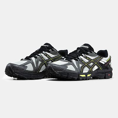 Asics Gel-Kahana 8 Grey Black Yellow (Черный) - фото 2 