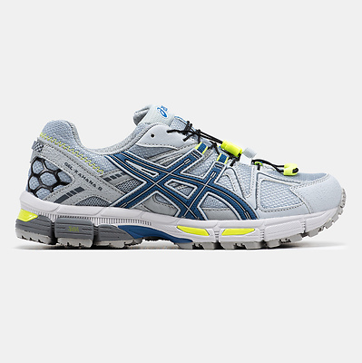 Asics Gel-Kahana 8 Grey Blue Neon (Серый) - фото 1 Hypebery