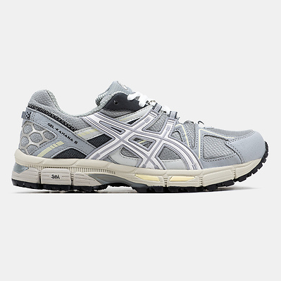 Asics Gel-Kahana 8 Light Grey White Cream (Белый) - фото 1 Hypebery