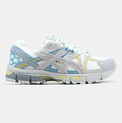 Asics Gel-Kahana 8 White Blue Yellow (Белый) - фото 1 Hypebery