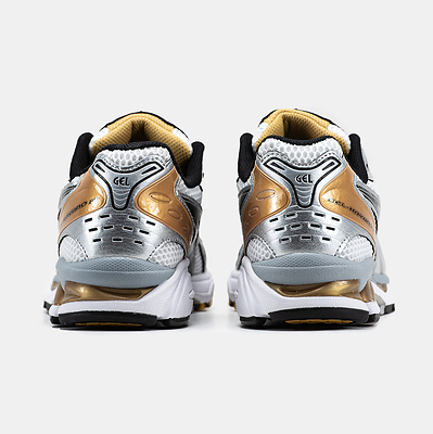 Asics Gel-Kayano 14 Silver Gold Black (Сірий) - фото 5 