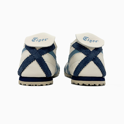 Asics Onitsuka Tiger Mexico Beige Blue (Синий) - фото 5 