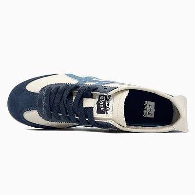 Asics Onitsuka Tiger Mexico Beige Blue (Синий) - фото 3 