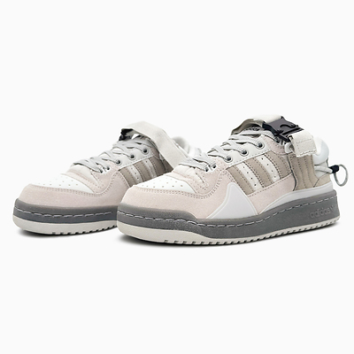 Bad Bunny x Adidas Forum Buckle Low Clay Gray (Чорний) - фото 2 
