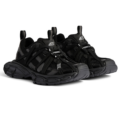 Balenciaga 3xl Extreme Laces B 'Black' 825601W3XCH1000 (Чорний) - фото 2 