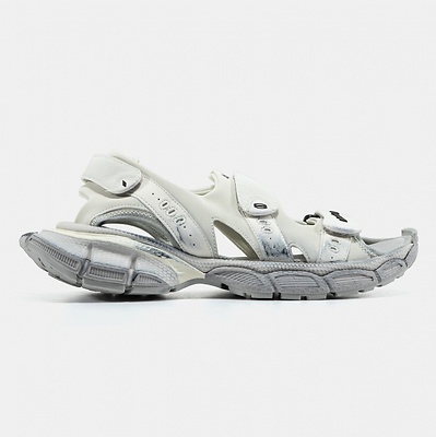 Balenciaga 3XL Sandals White Grey 786956W3XLT9191 (Белый) - фото 1 Hypebery