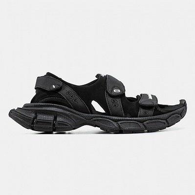 Balenciaga 3XL Sandals Black (Черный) - фото 1 Hypebery