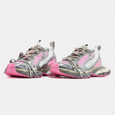Balenciaga 3XL White Grey Pink 734731W3XL59050 (Розовый) - фото 7 