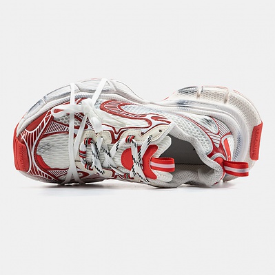 Balenciaga 3XL White Red Silver (Белый) - фото 3 