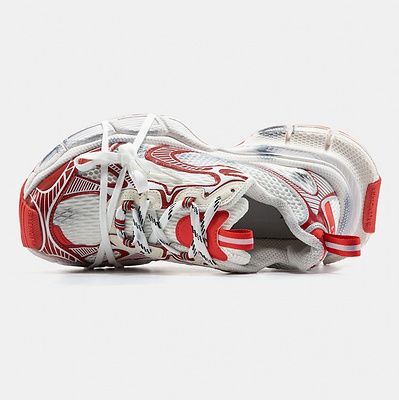Balenciaga 3XL White Red Silver (Белый) - фото 8 