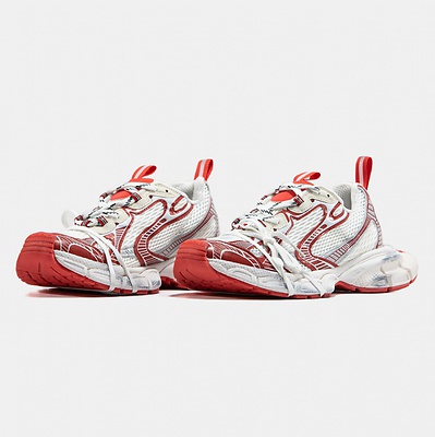 Balenciaga 3XL White Red Silver (Белый) - фото 7 