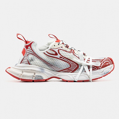 Balenciaga 3XL White Red Silver (Белый) - фото 6 