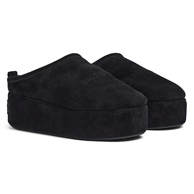 Balenciaga Alaska Soft Mule in Black (Чорний) - фото 2 