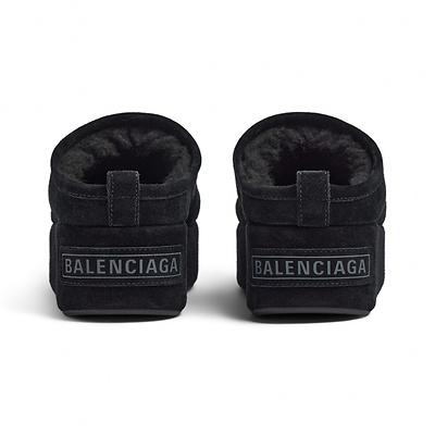 Balenciaga Alaska Soft Mule in Black (Чорний) - фото 3 