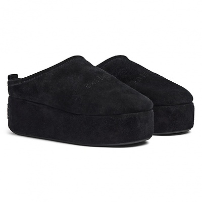 Balenciaga Alaska Soft Mule in Black (Чорний) - фото 6 
