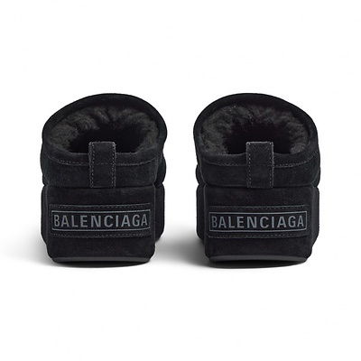Balenciaga Alaska Soft Mule in Black (Чорний) - фото 7 