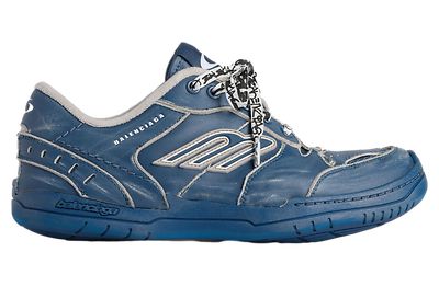 Balenciaga Hamptons Medium Navy Taupe (Синий) - фото 1 Hypebery