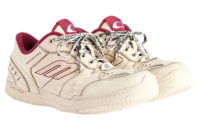 Balenciaga Hamptons Medium Off White Red (Белый) - фото 2 