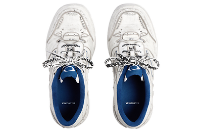 Balenciaga Hamptons White Dark Blue 841765WCURB9141 (Белый) - фото 6 