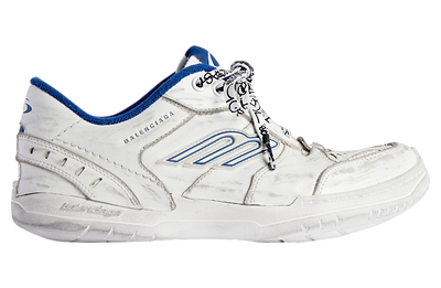 Balenciaga Hamptons White Dark Blue 841765WCURB9141 (Белый) - фото 1 Hypebery