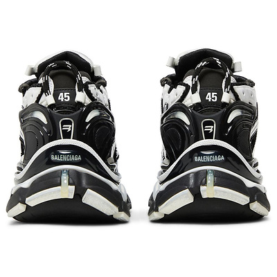 Balenciaga Runner Black White 677403 W3RB2 9010 (Белый) - фото 4 