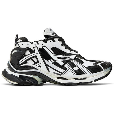 Balenciaga Runner Black White 677403 W3RB2 9010 (Белый) - фото 1 Hypebery