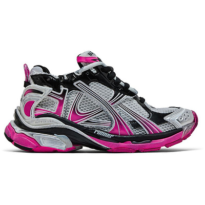 Balenciaga Runner Pink Silver Black 772767W3RBW9155 (Черный) - фото 1 Hypebery