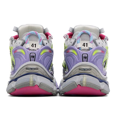 Balenciaga Runner Trainer Grey Multicolor 772767W3RMU1745 (Салатовый) - фото 3 