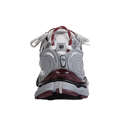 Balenciaga Runner White Burgundy 677402W3RB39069 (Белый) - фото 4 