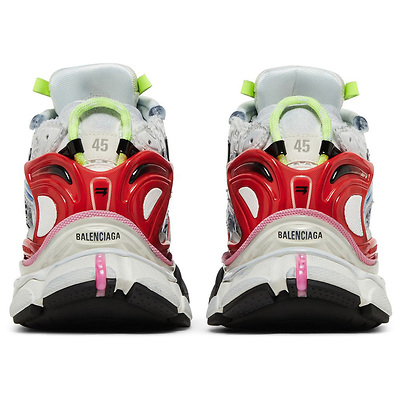 Balenciaga Runner White Red Blue Pink (Белый) - фото 4 