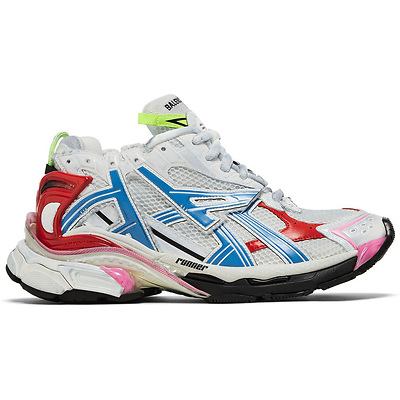 Balenciaga Runner White Red Blue Pink (Белый) - фото 1 Hypebery