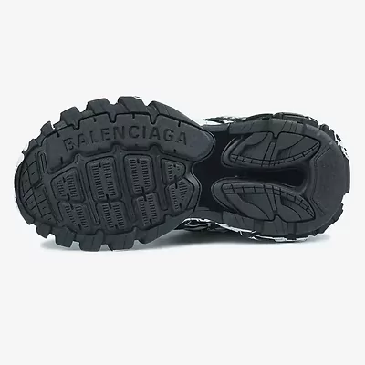 Balenciaga Track Graffiti Black White (Белый) - фото 6 