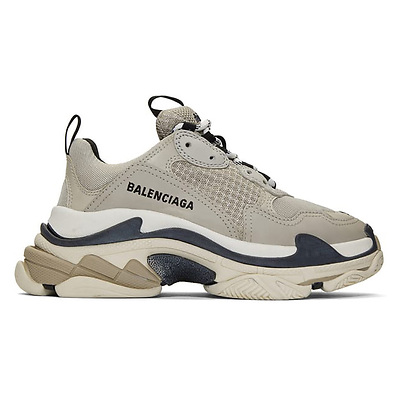 Balenciaga Triple S Beige Black White 524039 W09O6 9787 (Бежевый) - фото 1 Hypebery