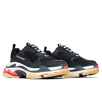 Balenciaga Triple S Black White Red (Белый) - фото 2 