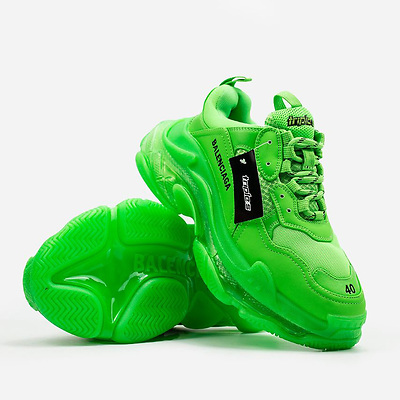 Balenciaga Triple S Neon Green (Зеленый) - фото 3 