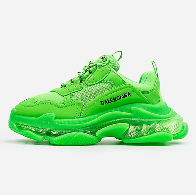Balenciaga Triple S Neon Green (Зеленый) - фото 1 Hypebery