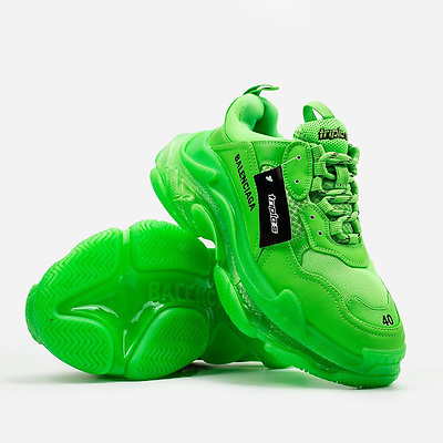 Balenciaga Triple S Neon Green (Зеленый) - фото 7 